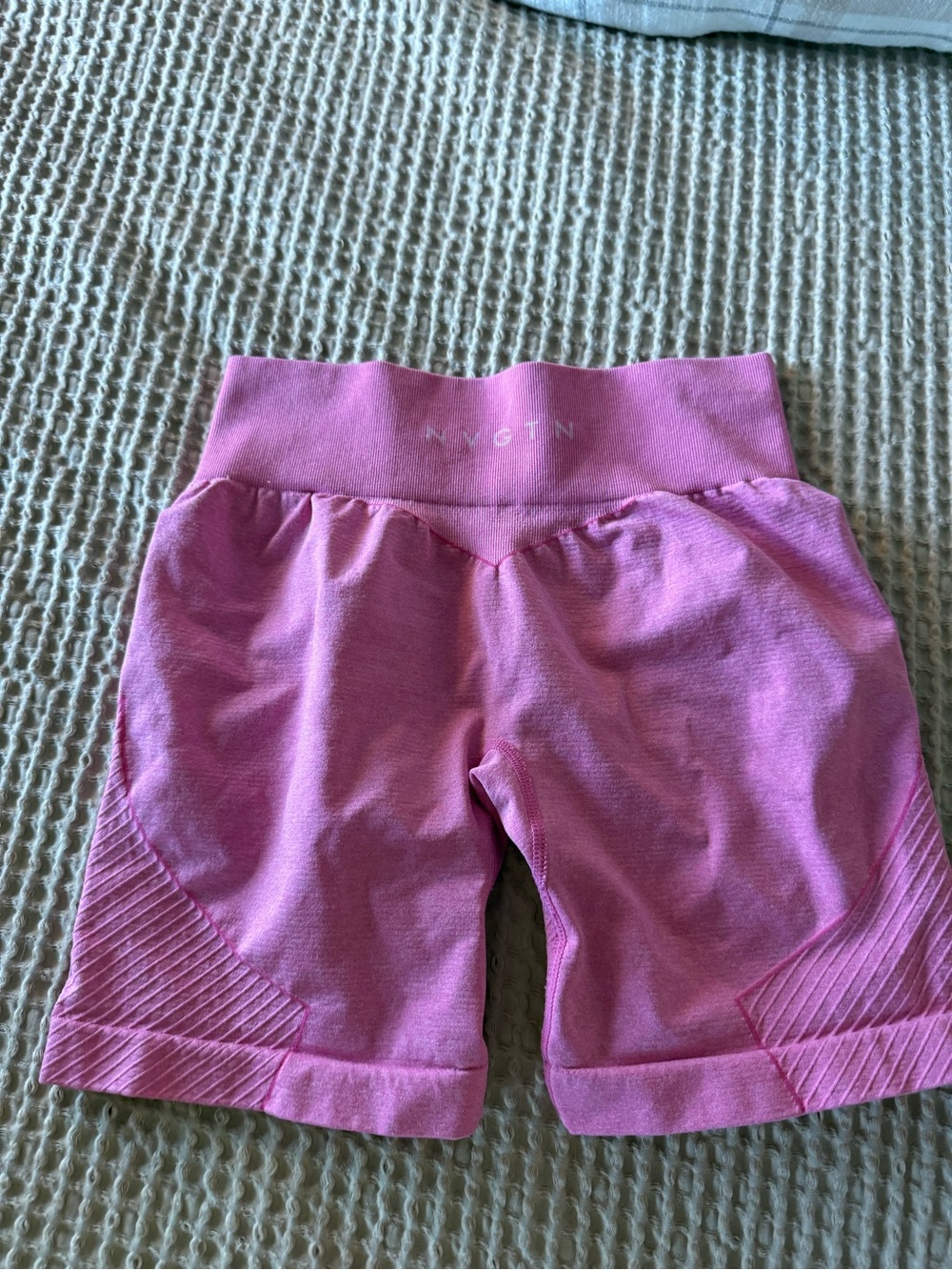 NVGTN Pink High-Rise Athletic Shorts